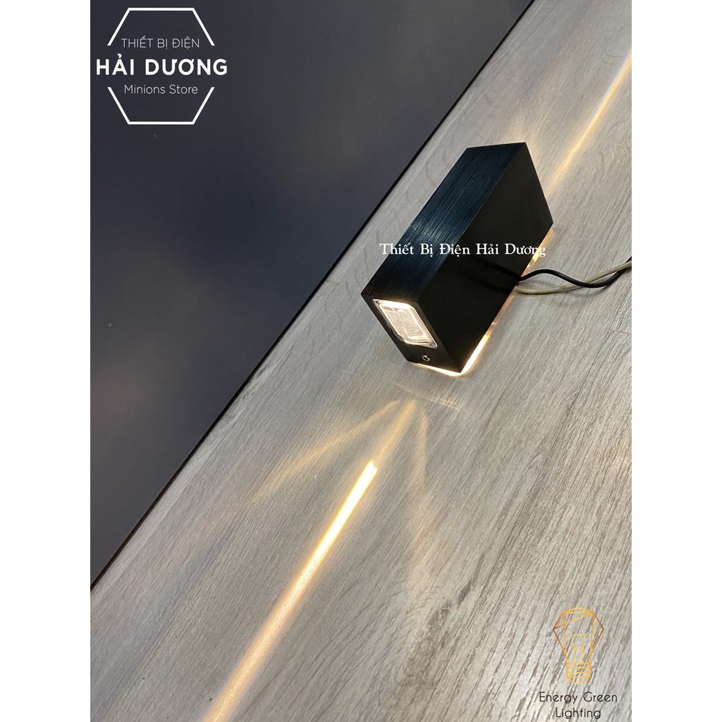 Đèn Tường Cao Cấp 2 Đầu Chiếu Sáng Chống nước ngoài trời DT-261 Tạo Tia Sáng - Led Siêu Sáng - Ánh Sáng Trắng / Vàng