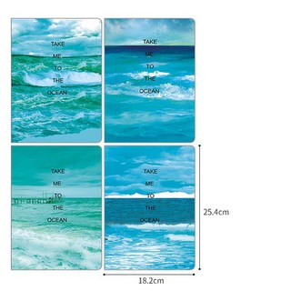 Combo 4 vở kẻ ngang Ocean 60 trang