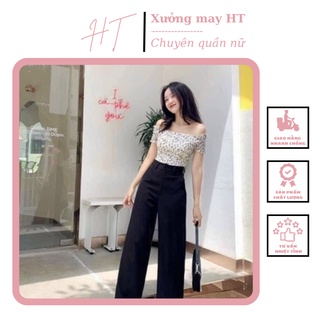 Quần Ống Rộng Cao Cấp Culottes Chất Ruby Chính Hãng Xuất Hàn Cao Cấp