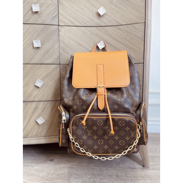 Balo Lv hoạ tiết các màu size 33x46 da thật-phukien.changshouse