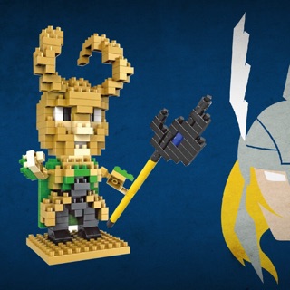 Siêu anh hùng Marvel & Dc Nanoblock