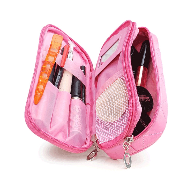 Túi nylon đựng đồ trang điểm kiểu dáng hình học không chống nước