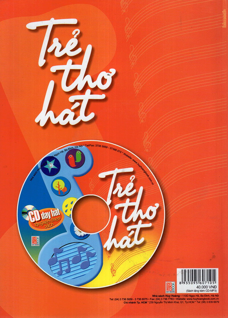 Sách - Trẻ Thơ Hát  (Kèm CD)