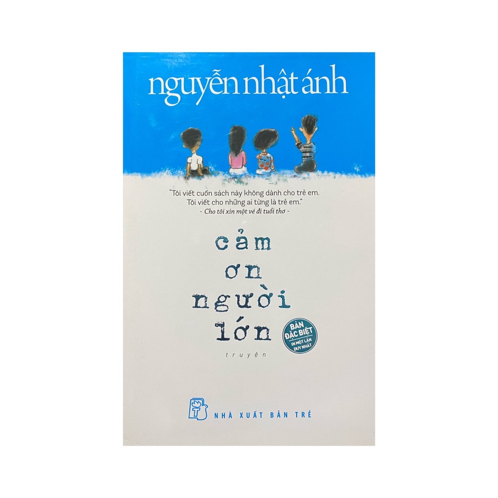 Sách Cảm ơn người lớn bìa cứng ( NXB Trẻ )