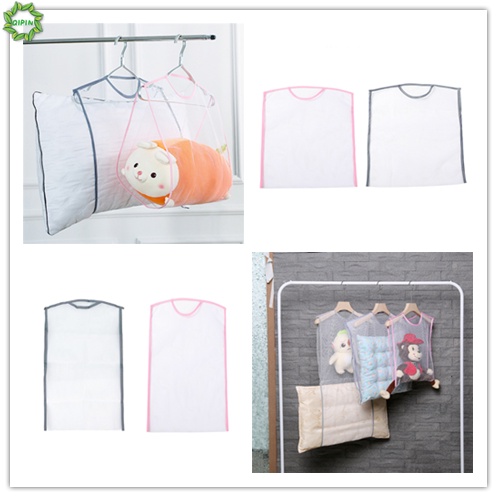 1 túi lưới phơi gối/ búp bê thiết kế đơn giản tiện dụng cho gia đình