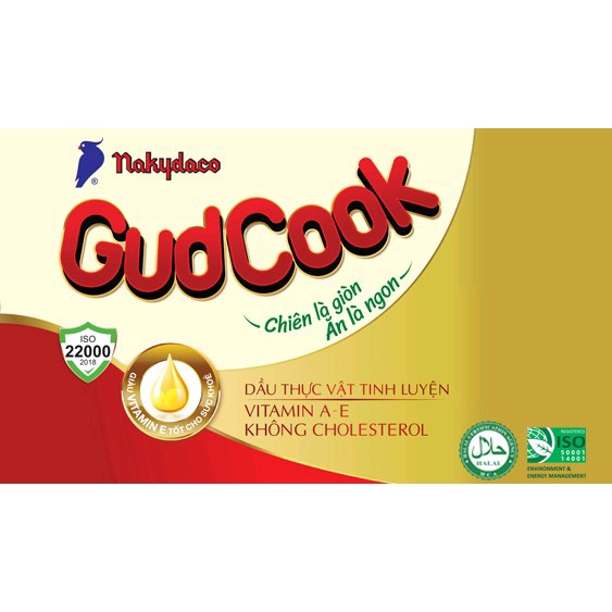 Dầu ăn GUDCOOK Nakydaco 880ml