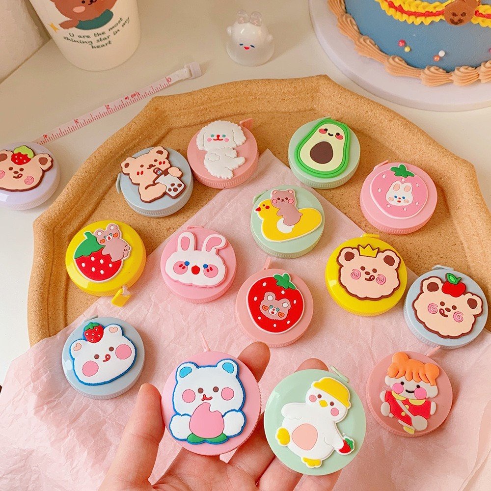 Thước dây đo eo, đo chiều cao nhiều hình dễ thương cho nữ