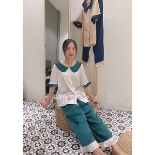 Bộ pijama lụa latinh cao cấp bigsize