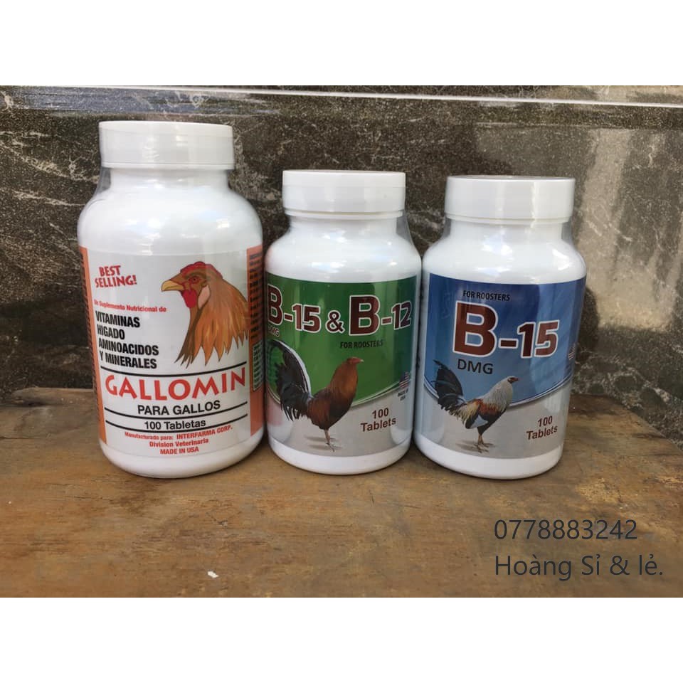 B12/B15 thuốc nuôi dành cho gà đá - Thuốc Chiến Kê