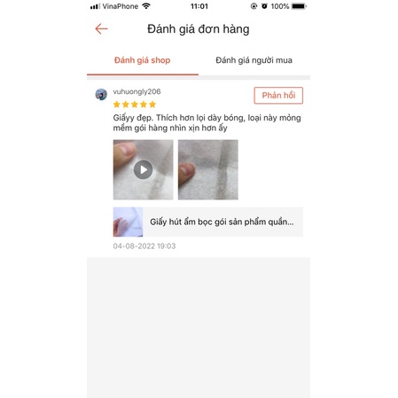 Giấy chống ẩm- giấy niêm phong bọc gói sản phẩm quần áo, dày dép, túi, màn hình,... chống ẩm, chống trầy xước... 100 tờ