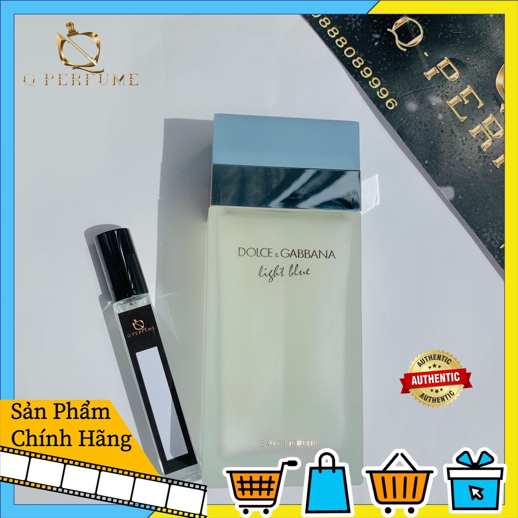 [CHÍNH HÃNG] Nước hoa nữ D&G Light Blue EDT_Đại Dương Tươi Mát