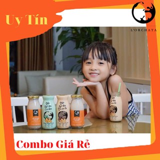 [COMBO GIÁ RẺ] Lốc 12 chai sữa hạt mix vị cho bé. Sữa hạt L'orchata
