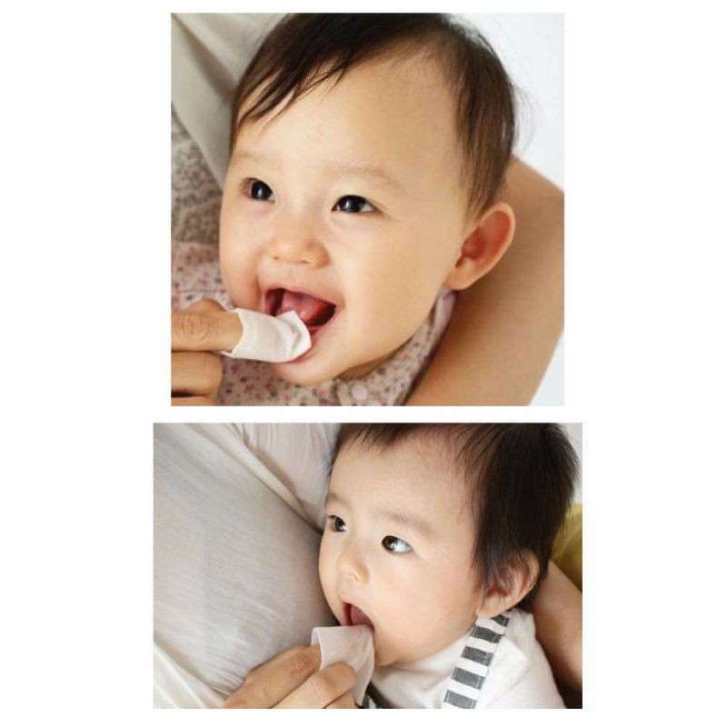 Giấy lau răng Pigeon cho bé từ 6m+
