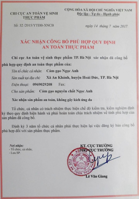 Tri ân 1kg bột cám gạo Thái Bình nguyên chất 100%