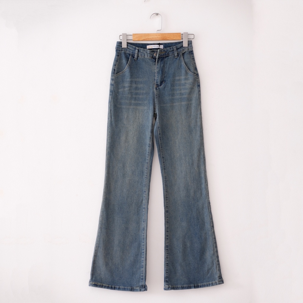 Quần Jeans Nữ Ống Loe Dimmy | LA3064 | Lana Official