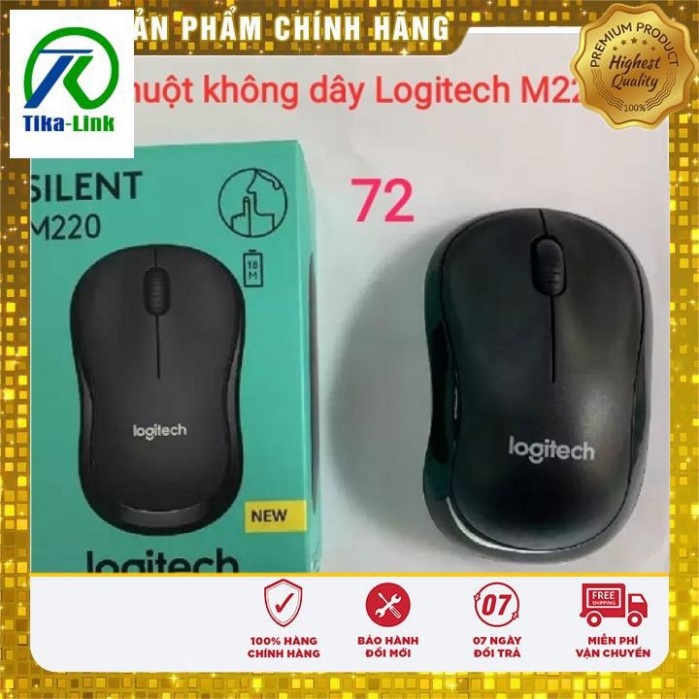 chuột không dây (Xả Kho) chuột máy tính không dây Logitech M220 Gía Sỉ=Gía Lẻ