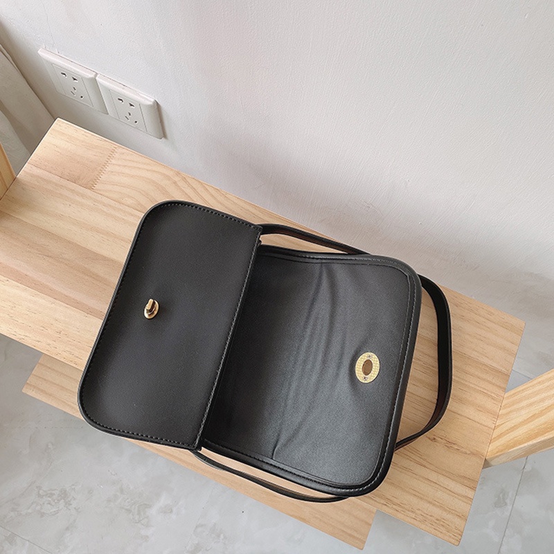 Túi Xách Đeo Vai Màu Sắc Đơn Giản Phong Cách retro Dành Cho Nữ