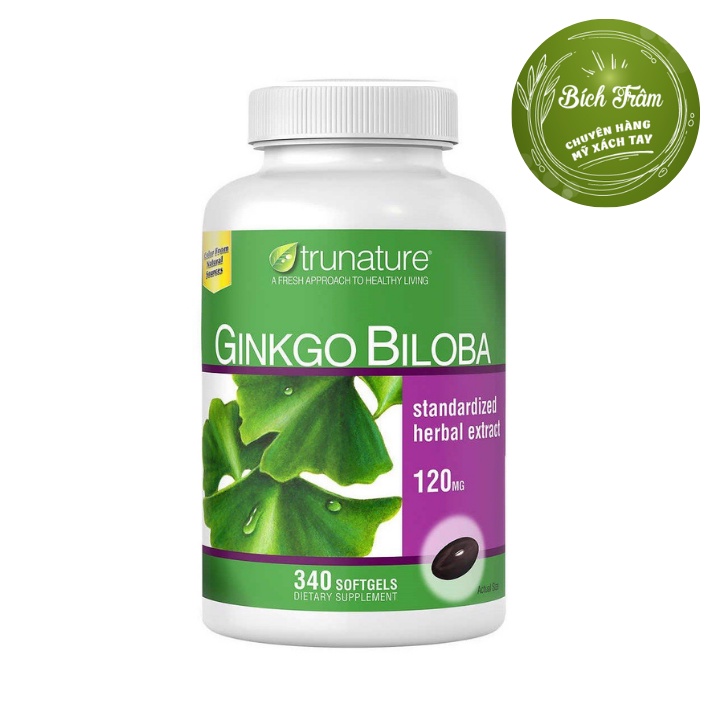 Viên uống tuần hoàn não Ginkgo Biloba 340 viên
