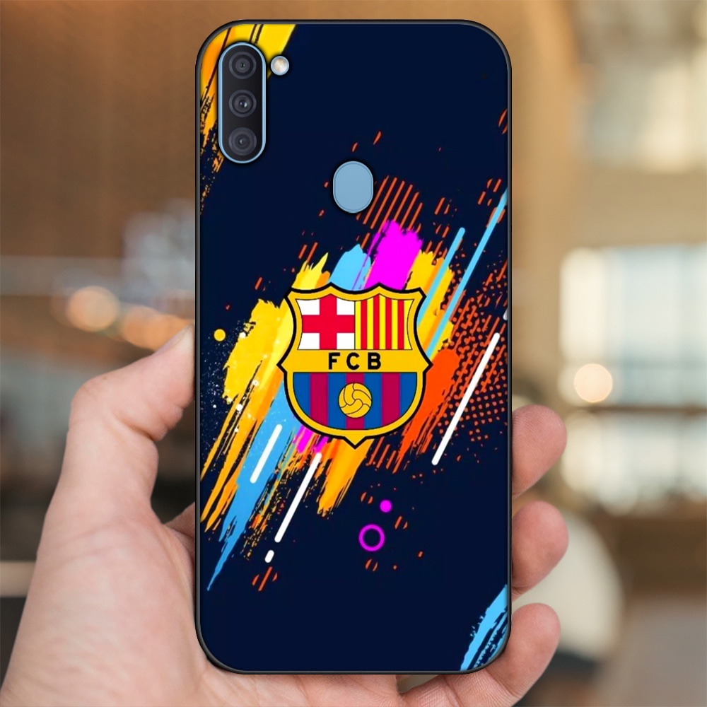 Ốp lưng Samsung A11, M11 viền đen in hình Barcelona Barca