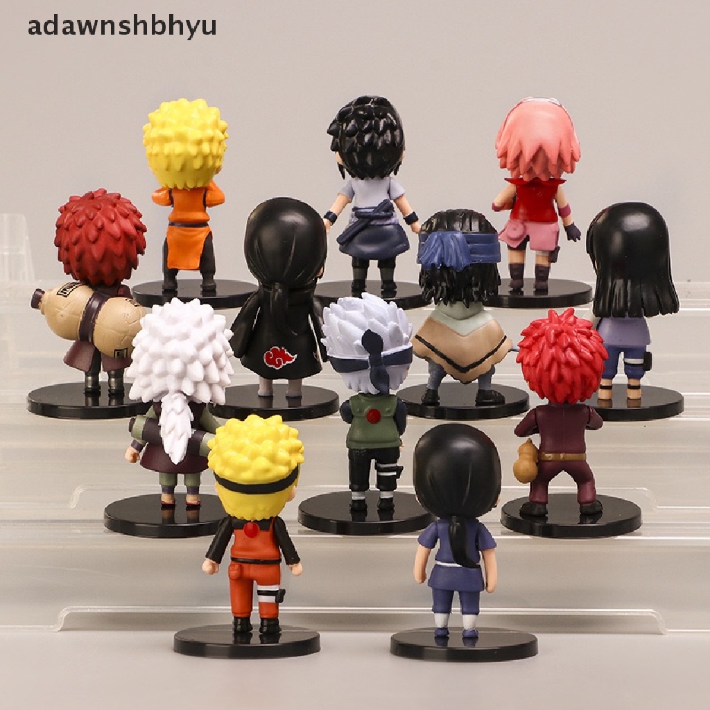 Bộ 12 Nhân Vật Anime Naruto Shippuden Hinata Sasuke Itachi Kakashi Gaara
