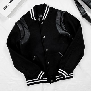 Áo khoác dạ Teddy The Bad God full đen , áo bomber nam nữ unisex ,MSW Town