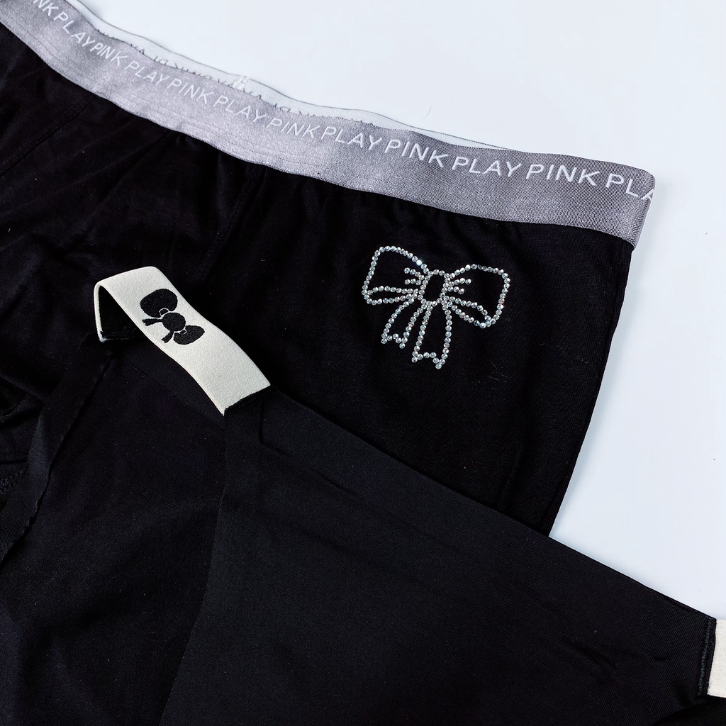 Quần Lót Đôi - Quần Lót Nữ Nam Cotton Su Cao Cấp Hình Nơ  S96 &amp; S93