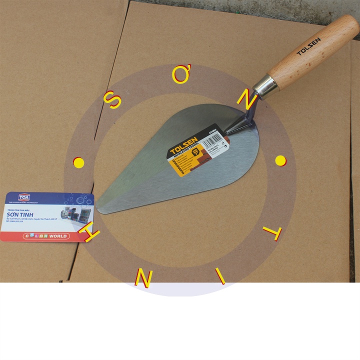 Bay Hồ Bầu Cán Gỗ - bay xây dựng làm hồ Tolsen 41008 125mm, 41000 160mm, 41001 180mm, 41002 200mm