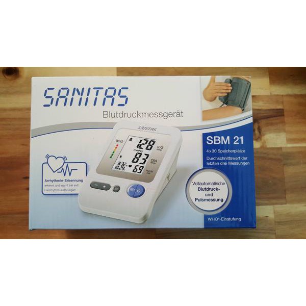 Các loại máy đo huyết áp dùng cho bắp tay SANITAS Đức
