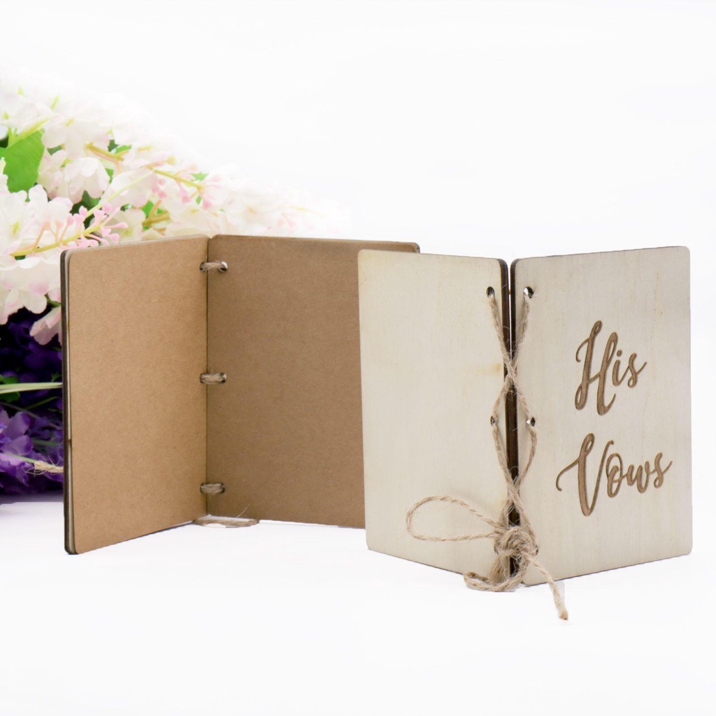 Set 2 Tập Sách Giấy Kraft Trang Trí Đám Cưới|Phụ Kiện Trang Trí Đám Cưới Hình Cô Dâu Chú Rể Dễ Thương Xinh Xắn