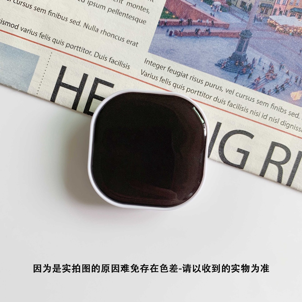 Giá đỡ điện thoại túi khí màu trơn kiểu dáng phong cách retro Hàn Quốc