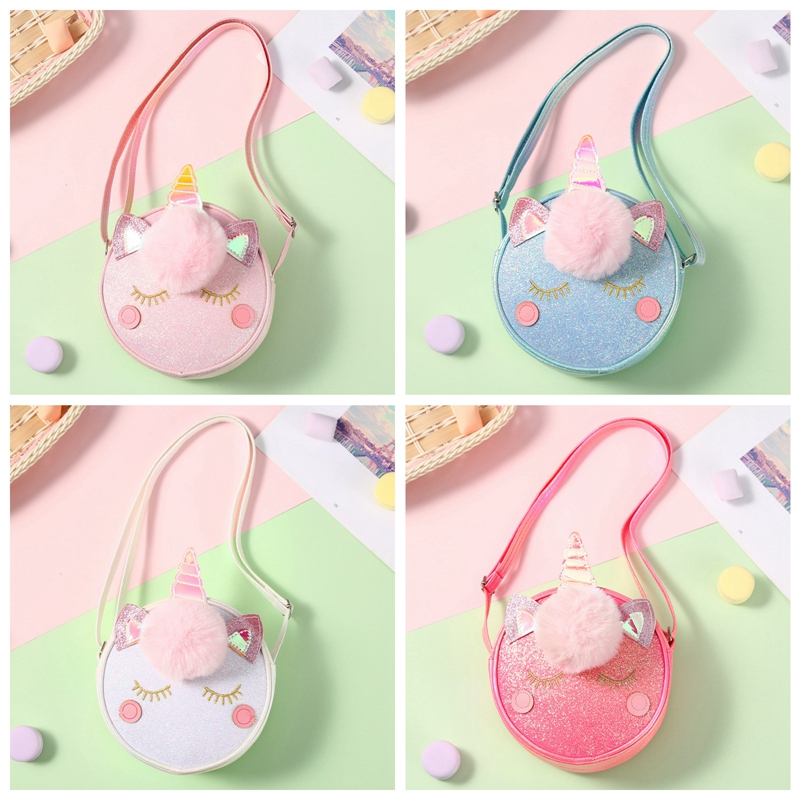 Tmdbyx Túi Đeo Chéo Hình Kì Lân Màu Cầu Vồng