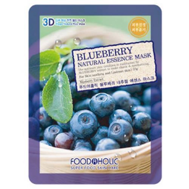 Mặt Nạ Dưỡng Da 3D Foodaholic Hàn Quốc Dưa Leo, Cà Chua, Lựu, Nhân Sâm, Nha Đam, Collagen, Nhân Sâm, Tre, Mật Ong, Olive | BigBuy360 - bigbuy360.vn