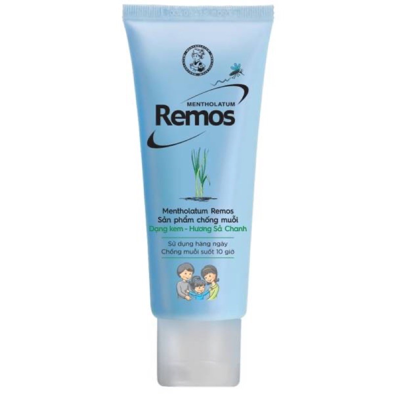 Kem chống muỗi Remos hương Sả Chanh 70g