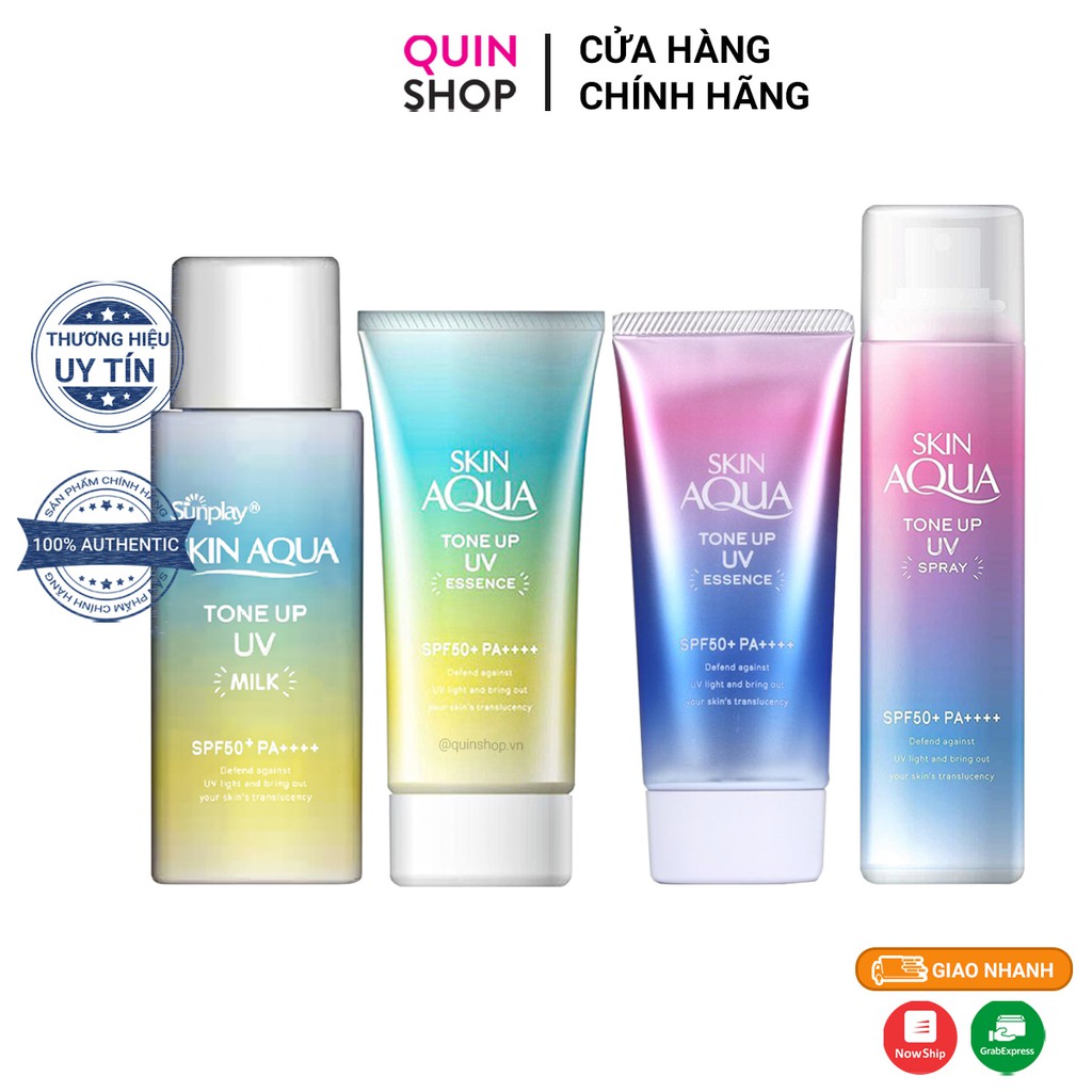 Kem Chống Nắng Skin Aqua Tone Up UV Essence SPF50+ PA++++