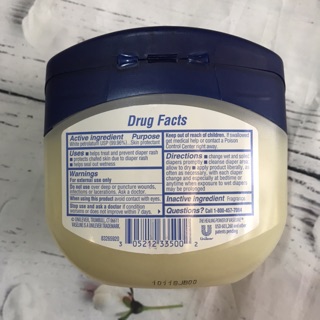 Kem nẻ cho bé Vaseline Baby, Mỹ 368g