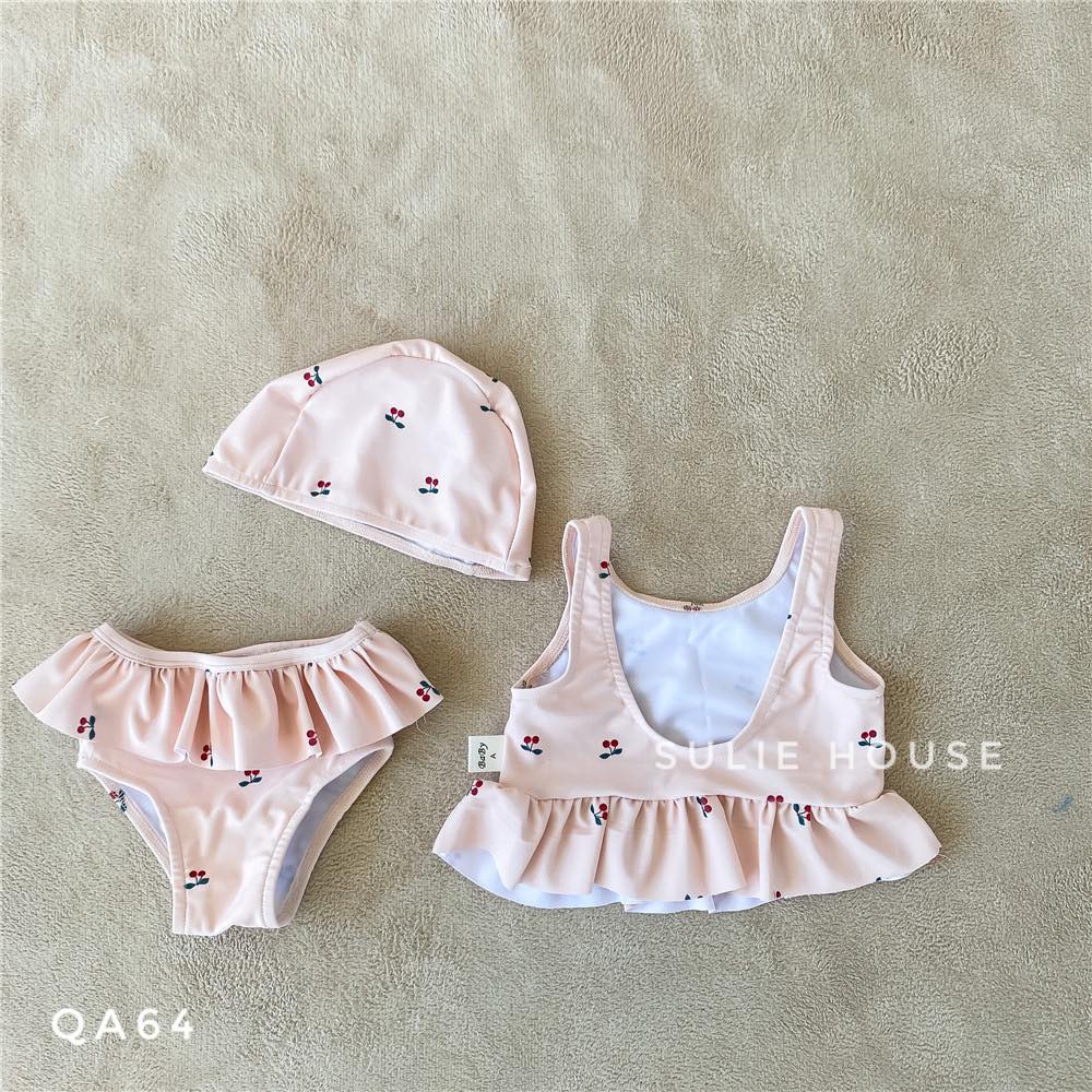 Bộ bơi cherry 3 mảnh - QA64