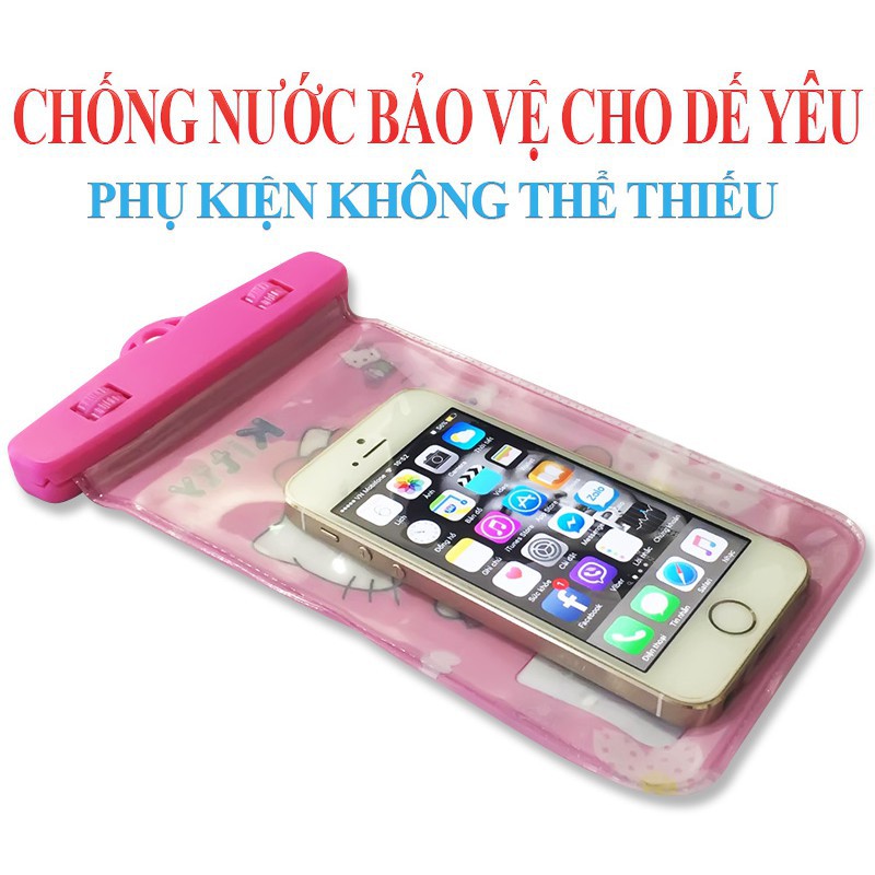 Túi đựng điện thoại chống nước loại đẹp nhiều hình 88066 SHOP TIỆN ÍCH 777