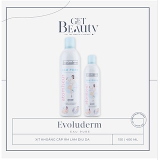Xịt khoáng evoluderm giúp dưỡng ẩm cấp nước và làm dịu làn da 150ml | 400ml