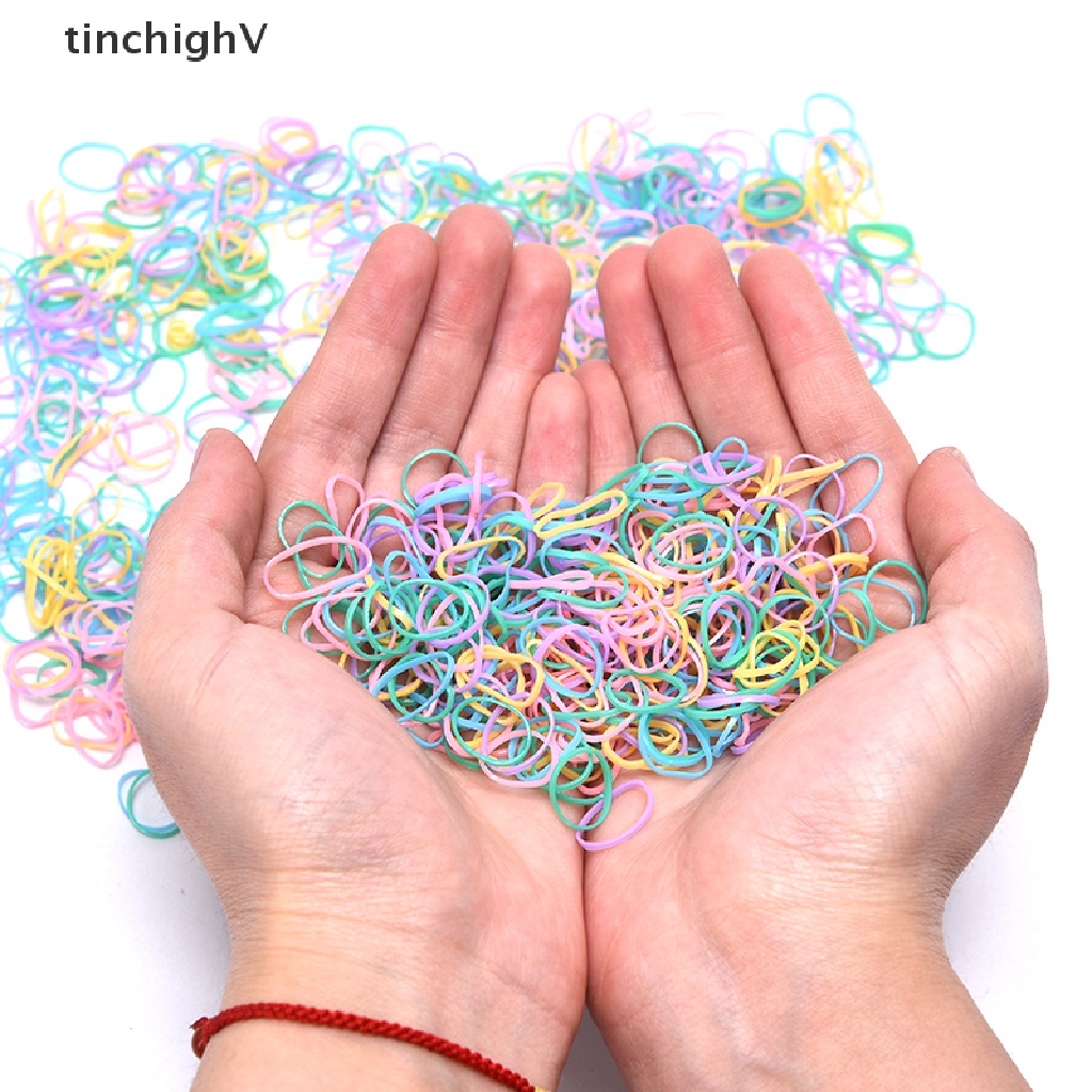 Dây Buộc Tóc Co Giãn Nhiều Màu Sắc 1000 Cái Cho Bé Gái