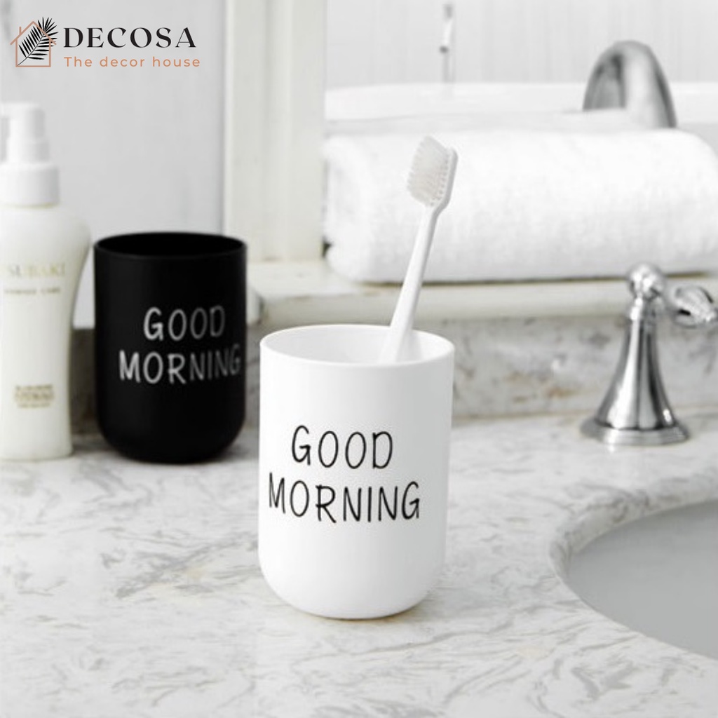 Ly uống nước ly đánh răng đựng bàn chải Decosa