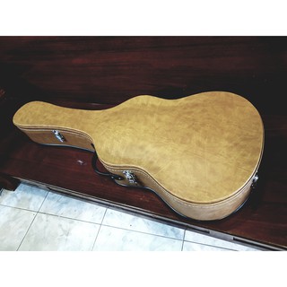 Hộp cứng đựng đàn guitar classic màu vàng