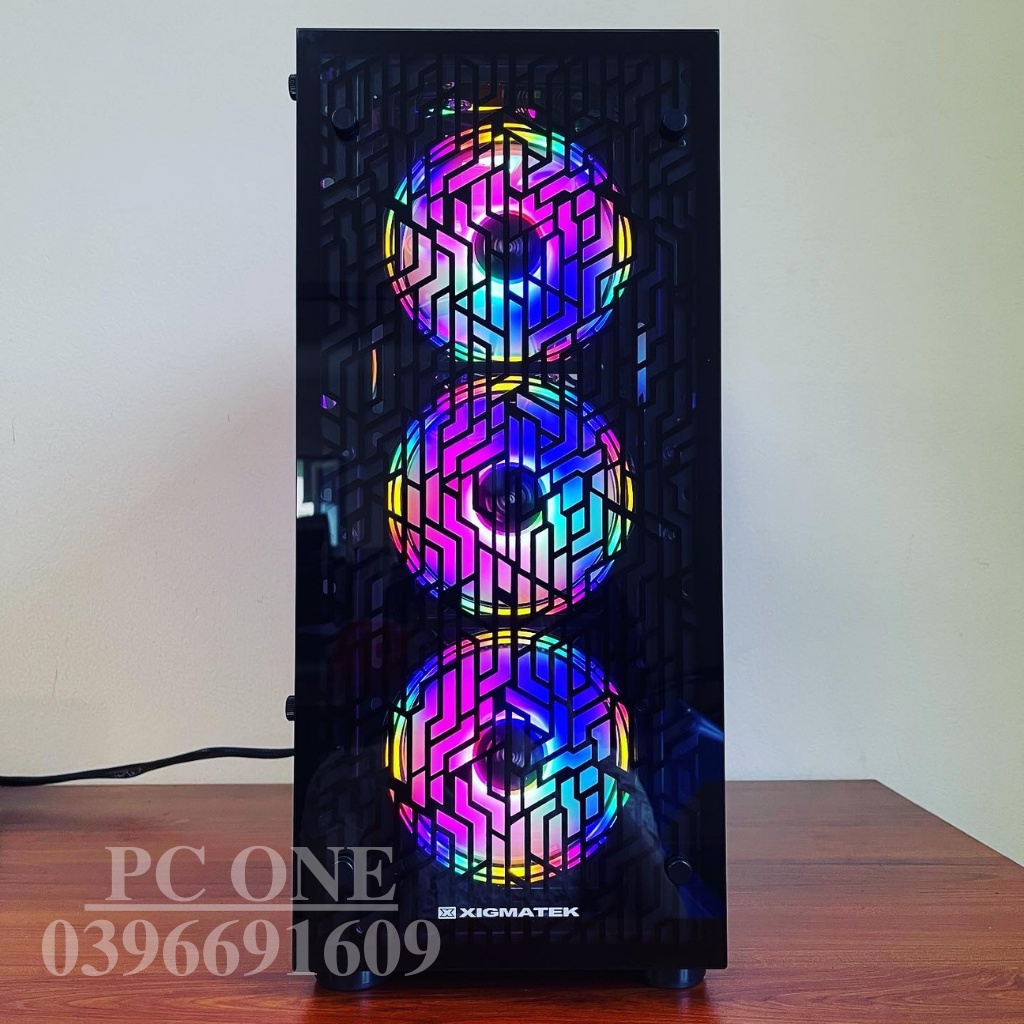 Vỏ case XIGMATEK NYA - Hỗ trợ Main ATX - Hai mặt kính cường lực - Hàng chính hãng
