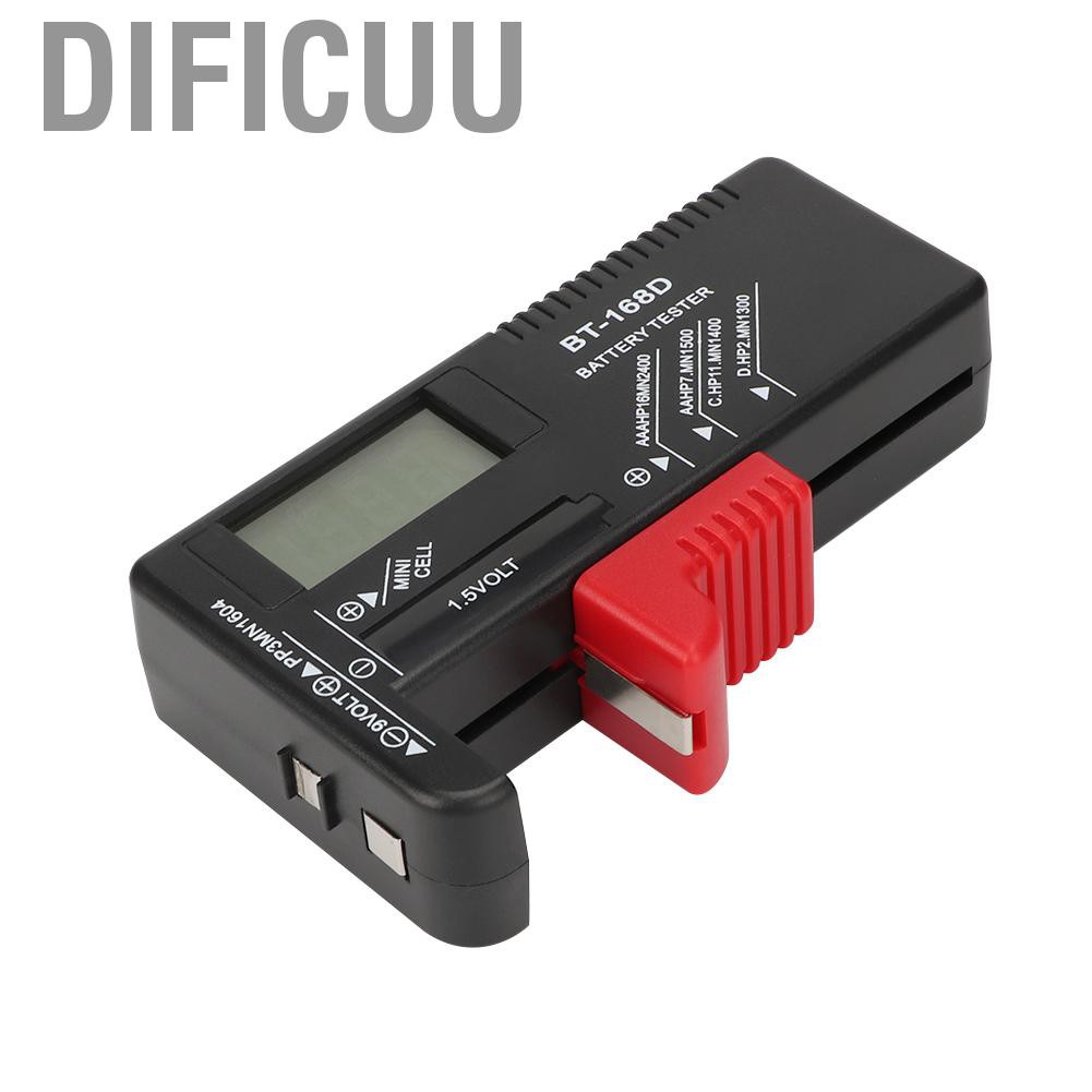 Máy Kiểm Tra Pin Kỹ Thuật Số Dificuu Cho 9v 1.5v Aa Aaa C D