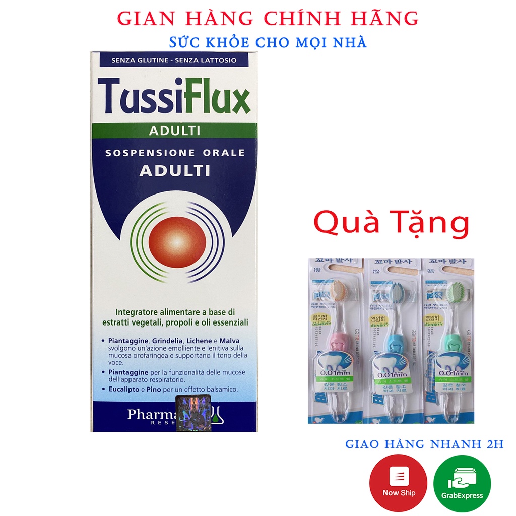 Fitobimbi TussiFlux Adulti Giảm Đau Rát Họng Do Viêm Họng Các Triệu Chứng Ho Có Đờm Mamababyvn