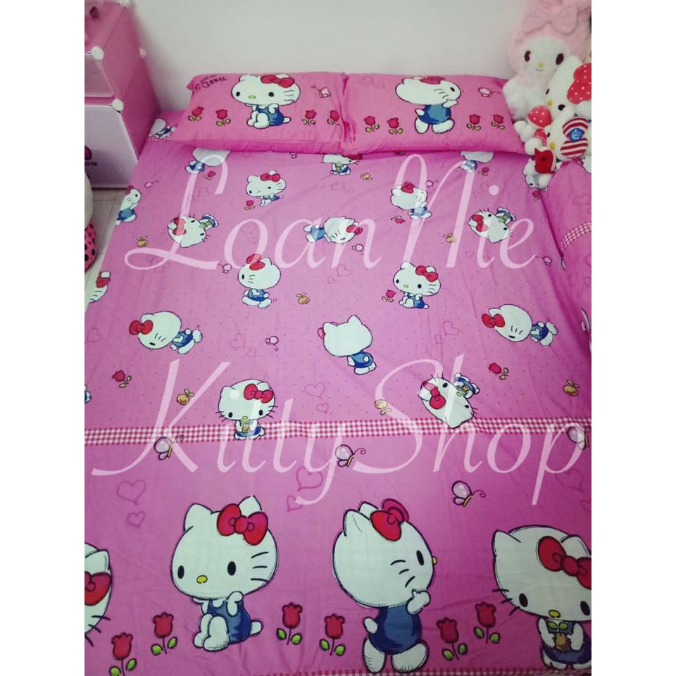 🌸LoanKitty🌸 Drap giường Kitty hàng authentic mua tại store Thailand