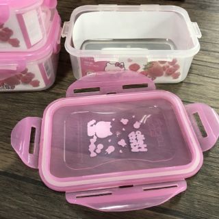 HỘP NHỰA HELLO KITTY LOCK&LOCK LKT818 460ML
