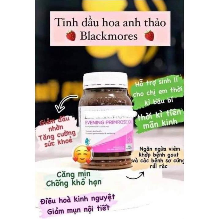 Hoa anh thảo Blackmores Evening primrose oil 190 capsules - ĐỦ BILL- ĐI AIR- DATE 2024 | BigBuy360 - bigbuy360.vn