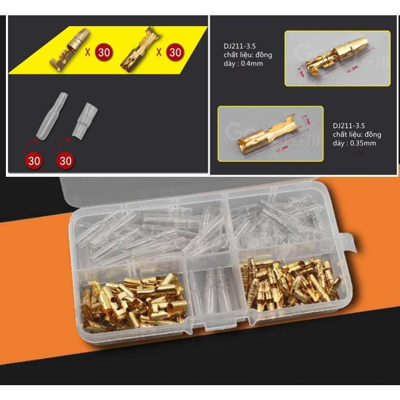 Bộ 120 Đầu cos 3.5mm