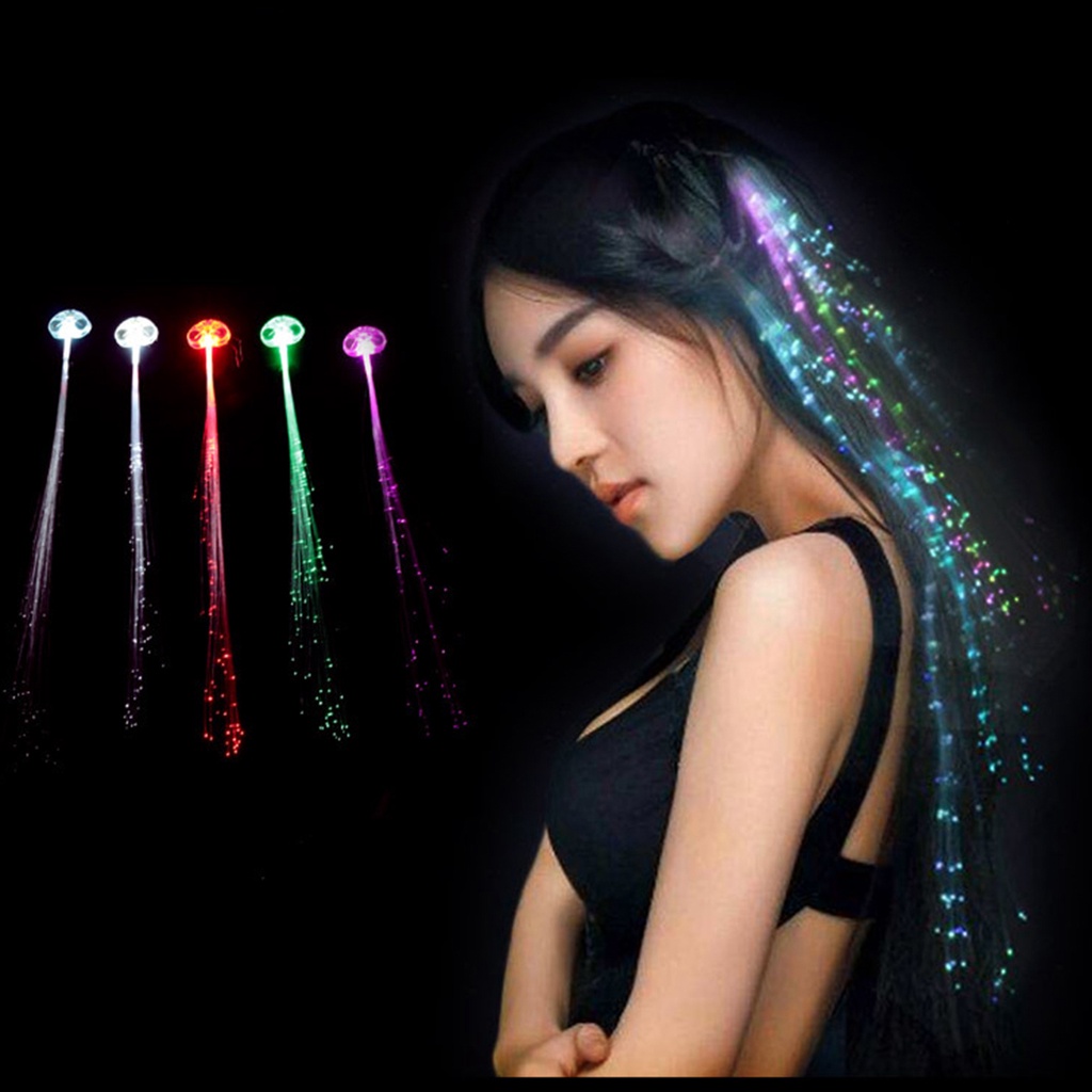 Kẹp Tóc Đèn LED Sợi Quang Phát Sáng Dành Cho Tiệc Tùng / Đám Cưới / Sinh Nhật