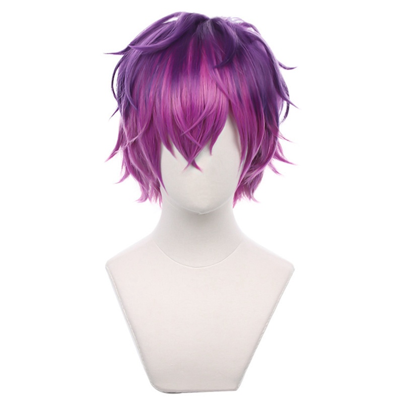 Bộ Tóc Giả Dùng Hóa Trang Màu Tím Chịu Nhiệt